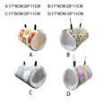 thumbnail image 3 of Rat Hammock Warmth Single Layer Hanging Bed Canvas House for Rats Multipurpose Fleeced Hammocks Pet Nest for Hamster Squirrel Gray Rabbit 20*11, 3 of 7