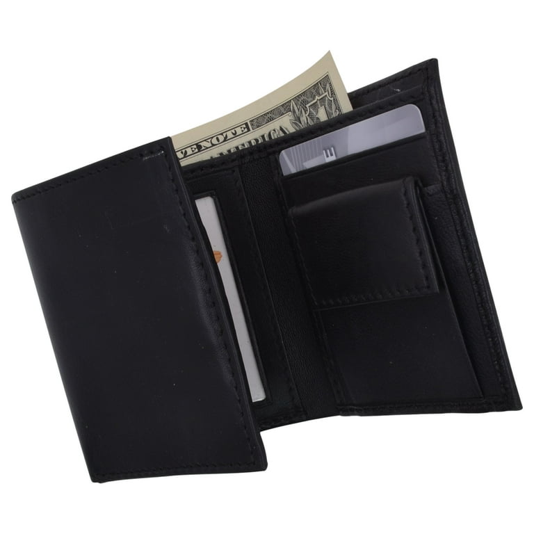 Teen Boys Cool Wallet-Men Mens Men'S Funny Leather Credit Id Card Cash  Holder Man Black Rfid Blocking Zipper Wallets With Coin Pocket Id Window
