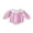 Pink, variant on BemeyourBBs Newborn Baby Girls Valentines Day Outfit Bubble Romper Long Sleeve Crew Neck Stripes Embroidery Letters Bodysuit Infant Spring Clothes