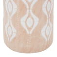 thumbnail image 5 of DecMode 15" Pink Porcelain Vase with Diamond Patterns, 5 of 8