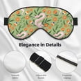 thumbnail image 4 of Naloa Snake And Floral Print Sleep Mask for Sleeper, Light Blocking Sleeping Eye Mask for Women Men, Eye Shade with Adjustable Strap for Travel, Nap,Meditation, 4 of 7