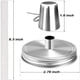 thumbnail image 3 of Kits de Antorchas de Mesa Jar, Paquete de 6 Tapas de Boca Regulares, Mechas y Tapas, Luces de Lámpara de Aceite para Exteriores para Decoración de Jardín y Patio, 3 of 7