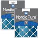 thumbnail image 1 of Nordic Pure 16X30X1 (15 3/4 X 29 11/16 X 3/4) Filtros De Aire Plisados ​​Merv 7, Paquete De 2, 1 of 5