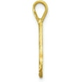 thumbnail image 2 of Solid 10k Yellow Gold Initial M Pendant - 0.9gm, 2 of 5