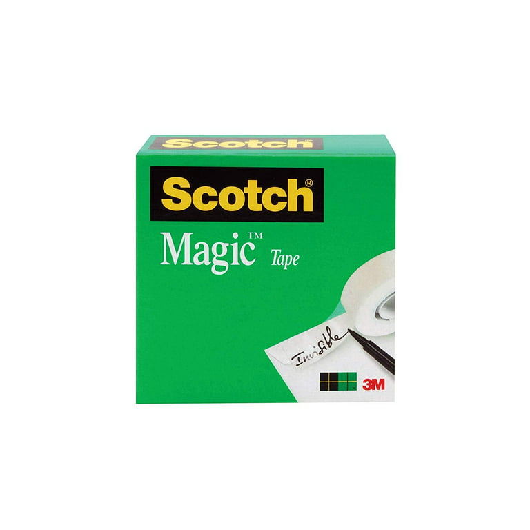 Scotch Magic Tape, Standard Width, Engineered for Office and Home Use,  Invisible, 3/4 x 1296 Inches, Boxed, 1 Roll, 810 T9641810