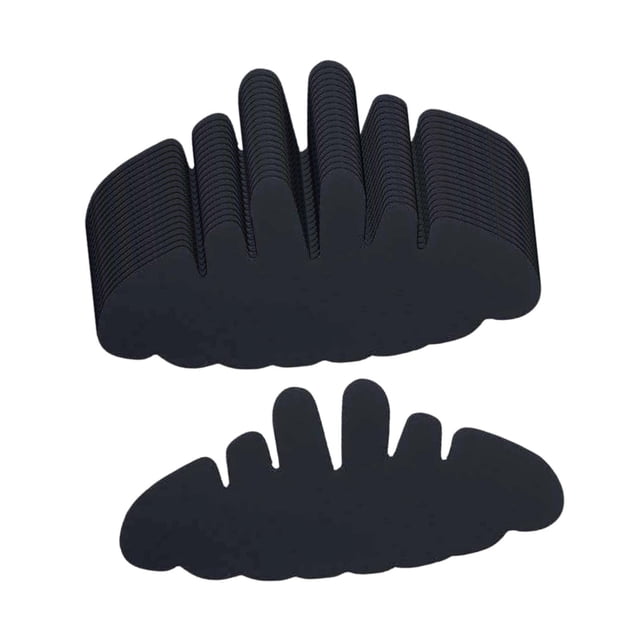 20 piezas de insertos de fieltro con forma de corona de béisbol de alto rendimiento, reutilizables. Negro L