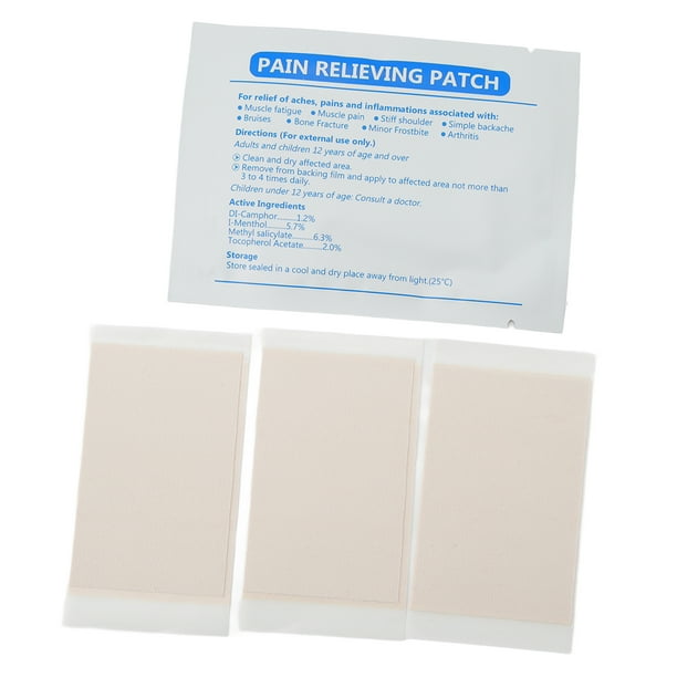 Parche de pasta para aliviar el dolor, parches para aliviar el dolor, 30 parches para aliviar el dolor de rodilla, hombro, cuello, parche para aliviar el dolor de artritis, uso conveniente