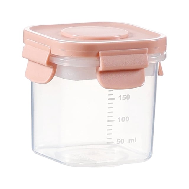 Stackable Bento Box Container Food Storage Box Plastic Fresh Keeping Sealed Lunch Box for Refrigerator and Pantry Organization