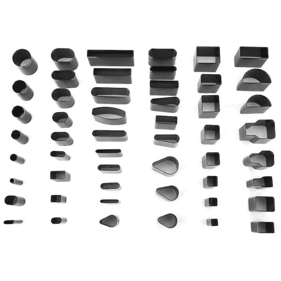 Juego de Herramientas de Perforación de Cuero DIY 52 Piezas para Leathercraft Clay Polymer