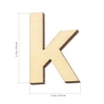 thumbnail image 2 of 124pcs Wooden Letters Crafts Wooden Alphabet Letters Numbers Wooden Wedding Craft Decors, 2 of 5