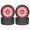 Red Big four, variant on Yihuala Remote Control Car Beadlock for 1/16 Scale Remote Control Car for Vehicles Crawlers Enthusiasts