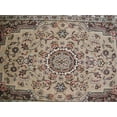 thumbnail image 4 of Beige Tan Beauty Floral Oriental Area Rug Hand Knotted Wool Silk Carpet (6 x 4)', 4 of 9