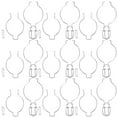 thumbnail image 2 of 15pcs Stainless Steel Jar Wire Hangers with Handles for Pint Jars, Replacement Clips for Glass Canister Sealing and Canning, 2 of 7