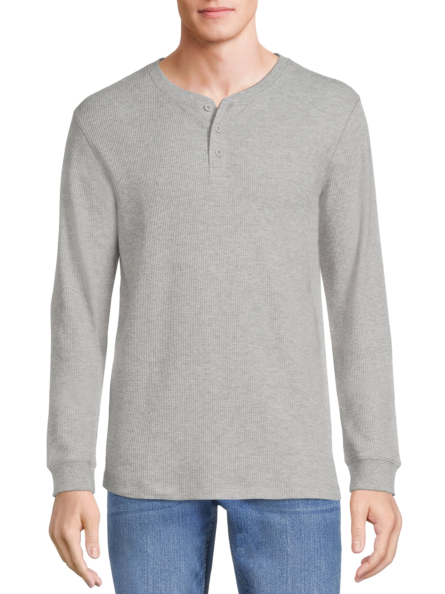 men's classic thermal henley top