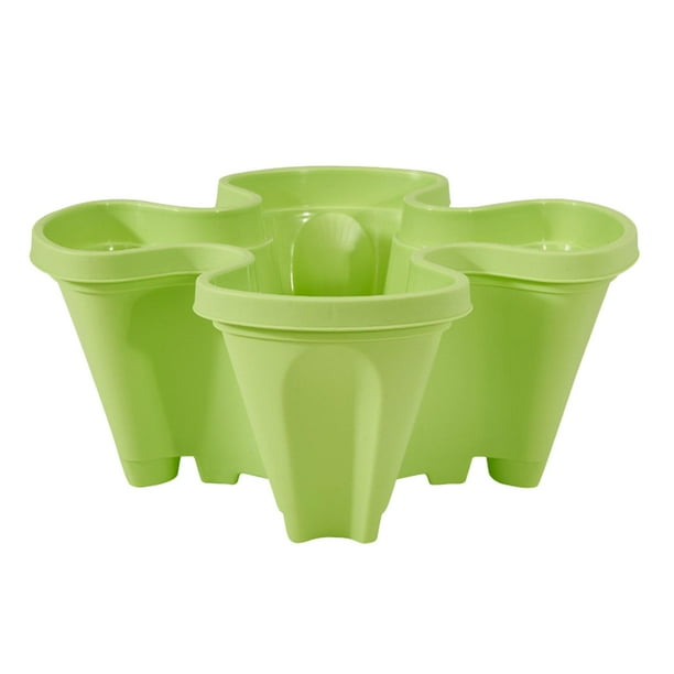 Maceta apilable para jardinería vertical, para uso interior y exterior, con autorriego. Los 35x15cm