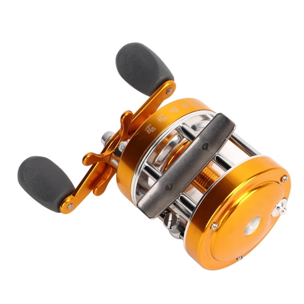 Carrete De Pesca De Metal, Carretes De Pesca De Agua Salada Freno Centrífugo Agarre Suave Para Piscina