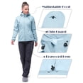 thumbnail image 6 of 33,000ft Women's Softshell Jacket, Fleece Lined Warm Jacket Light Hooded Windproof Coat for Outdoor Hiking, 6 of 7