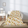 thumbnail image 2 of Sikiie Pizza Slices Cozy Flannel Fleece Throw Blanket: Lightweight & Thick for All Seasons - Perfect for Women, Men, & Kids"80"x60", 2 of 6