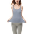 thumbnail image 4 of Purcolt Women's Maternity Nursing Cami Tank Top with Built-in Shelf Bra Sleeveless Comfort Stretch Maternity Shirts Pregnancy Basic Camisole Shirt for Breastfeeding, 4 of 8