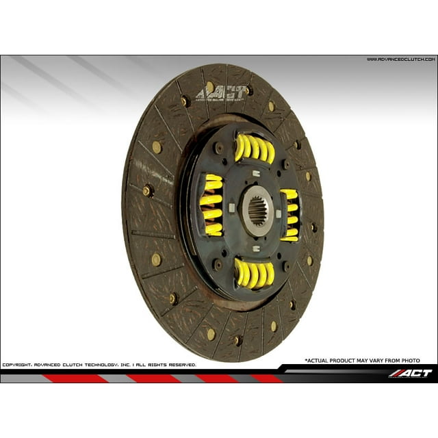 Advanced Clutch 3001102 Clutch Disc Street Single Disc; Full Face Design; 9.45 Inch Diameter; 1-1/8 Inch x 17 Spline Input Shaft; Sprung Hub; Organic Friction Material