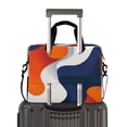 thumbnail image 2 of FORMRS 16" Laptop Bag Carrying Sleeve Case with Handle Travel Shoulder Briefcase, Blue Abstract Wavy, 2 of 8