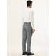 thumbnail image 5 of Pantalones de vestir a rayas para hombre Pantalones formales de rayas verticales de corte recto Pantalones a rayas Gris oscuro S Unique Bargains Pantalones, 5 of 6