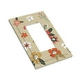 thumbnail image 3 of ZICANCN Outlet Covers Wall Plate, Brown Floral Branches Light Switch Cover Decorative, Duplex Toggle Combo 1-Gang, 3 of 9