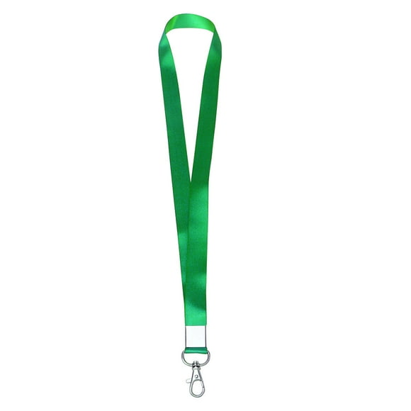 CIMAXIC 1 Pcs Sangle de Cou Lanière Sécurité Pince en Métal Badge d'Identité Lanière pour Clé d'Identité d'Affaires (Vert Gazon),18.5"X0.98"X0.2"