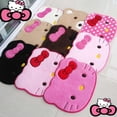 thumbnail image 2 of Alfombra de felpa Kawaii Sanrio Hello Kittys, alfombrilla de Anime para dormitorio de niños y niñas, alfombrilla para puerta de piso, decoración para el hogar Fivean unisex, 2 of 2