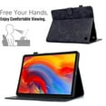 thumbnail image 3 of Case for Amazon Kindle Fire HD8 / HD8 Plus 2020/2022, Classic PU Leather Folio Kickstand Magnetic Closure Slim Fit Cover with Auto Wake/Sleep Function Embossing - Black, 3 of 6