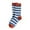 L, variant on LWNYDPLSD Compression Socks Black Crew Socks Women White Socks Autumn Winter Vintage Striped Embroidered Lettering Stockings Socks