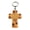 Orange, variant on Ruanlalo Acrylic Keychain Inspirational Scripture Ten-Shaped Pendant Keyring Religious Christian Faith Gift for Men Women