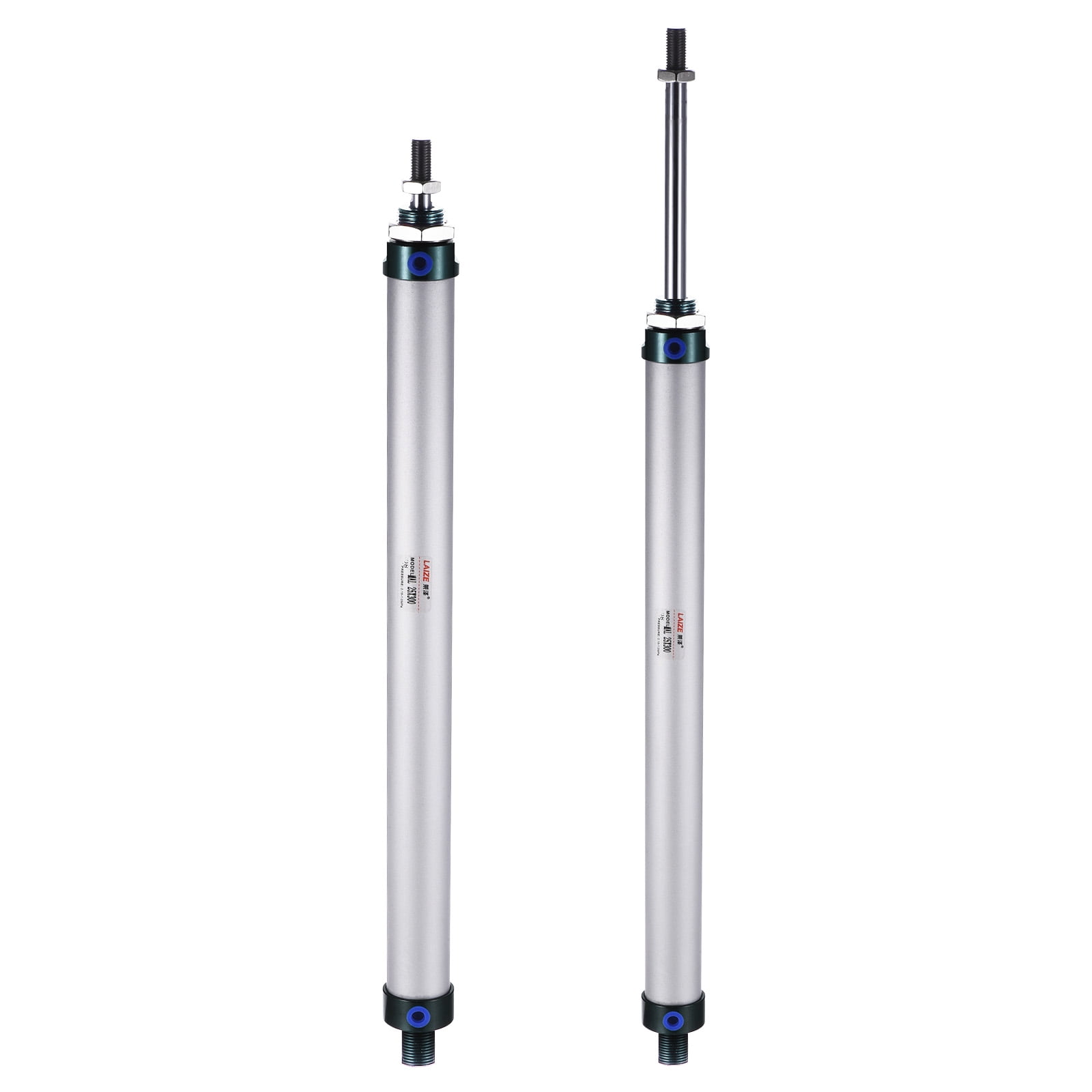 Unique Bargains Y Connector Air Cylinder Double Action Bore Stroke 25mm Bore 300mm Stroke