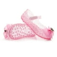 thumbnail image 5 of Gubotare Sandals Girls Princess Jelly Flats Shoes, Birthday Party Dress Up Sandals for Little Girls, Toddler or Kids Size 11.5 (Pink,Little Kids 11.5), 5 of 9