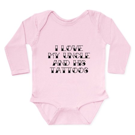 

CafePress - I Love My Uncle And His Tattoos Long Sleeve Infant - Long Sleeve Infant Bodysuit