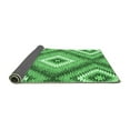 thumbnail image 2 of Ahgly Company Indoor Rectangle Southwestern Emerald Green Country Area Rugs, 2' x 5', 2 of 4