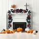 thumbnail image 5 of Calabaza de Halloween con Hojas de Arce y Ratán | Decoración Otoñal de Plástico de 175 Cm para Fiestas de Halloween - 1 Unidad, 5 of 6