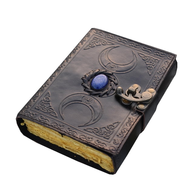 Diario de cuero Book of Shadows Grimoire Witchcraft, 7 x 5 pulgadas