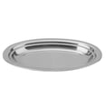 thumbnail image 3 of Shisuyan 1pc Stainless Steel Oval Plate Steaming Fish Plate Snack Desserts Service Tray, 3 of 8