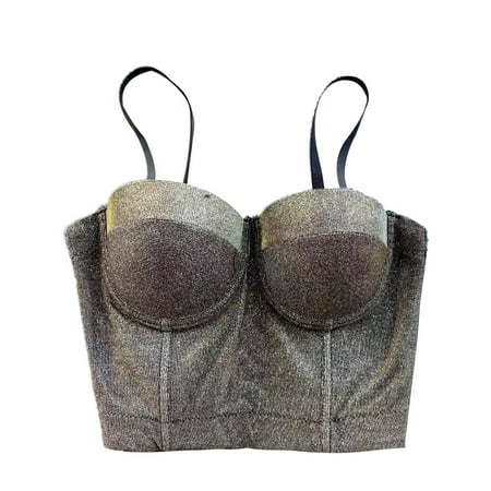 

Women s Fashion Design Sense Small Vest Outer Corset 2x Tops Wear for Teens