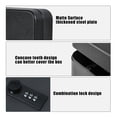 thumbnail image 4 of Storage Cabinet Car Home Security Lockable Key Safe Box Office Combination Lock Password Wall Mounted Resettable Code Metal ,Easy Installation, 4 of 7