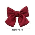 thumbnail image 2 of TYTSPEASY Big Bowknot Hair Clip Girls Hair Bows For Women Bow Barrettes Clips For Women Girls Hair Accessories Red Black Hair Bow Clips Barrette Hair Clips Flat Flat Clips For Hair Small Barrettes For, 2 of 7