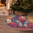 thumbnail image 5 of Disketp Meditating Cute Horse Christmas Tree Skirt, Christmas Tree Decorations, Christmas Decor, Tree Mat Decoration(30-48IN)-36", 5 of 6