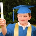thumbnail image 6 of Hienoo Kids Boys Girls Preschool Graduation Gown Shawl Tassel Cap Outfits for Children, 6 of 8