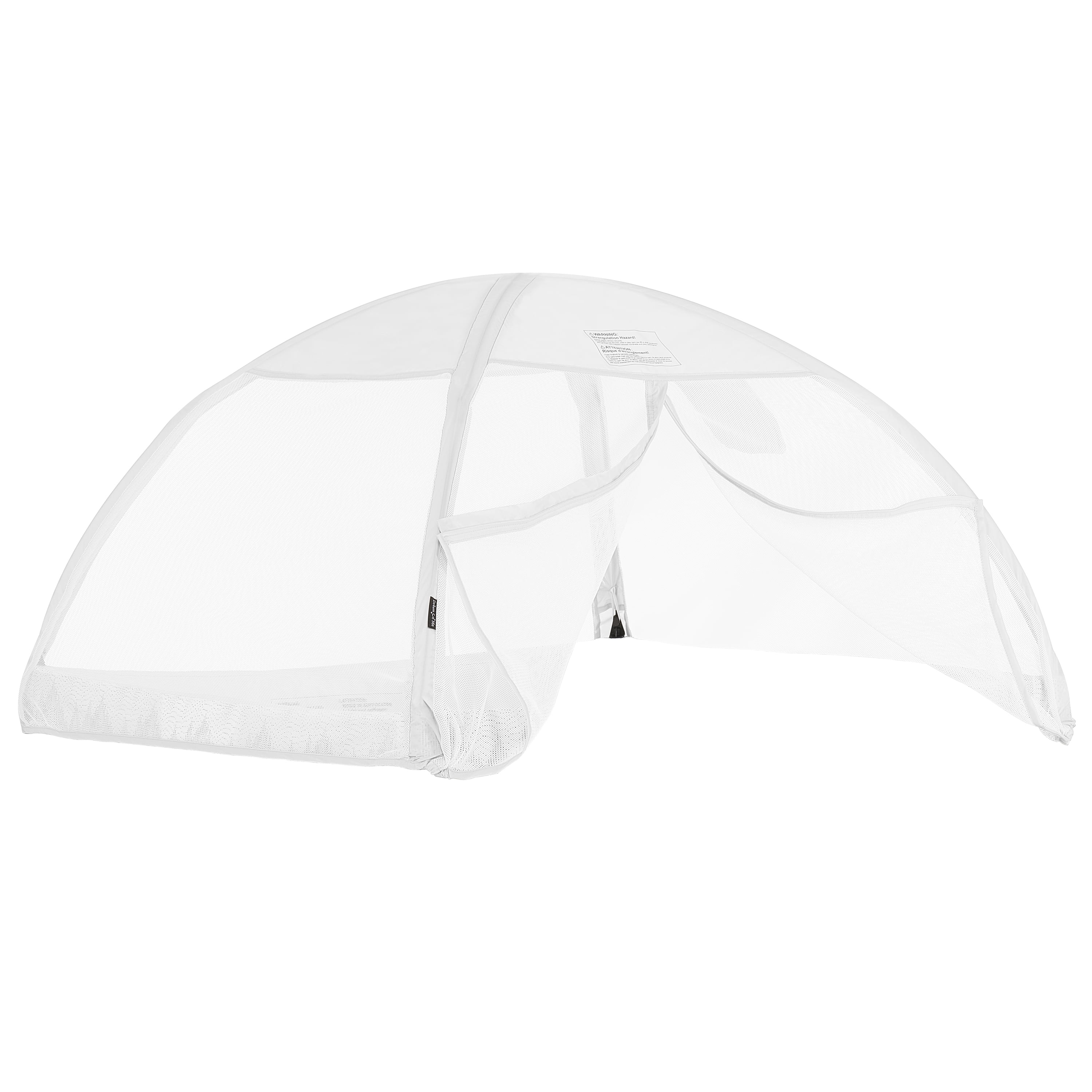 Dream on Me Canopy for Ziggy Playpen, Dove White, Unisex