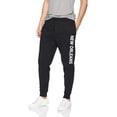 thumbnail image 2 of Daxton Adult Unisex Basic Black Jogger Sweatpants USA Cities States White Letters - New Orleans, 2XL, 2 of 5