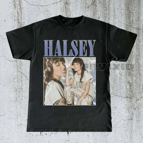 Halsey Shirt, Vintage Music Band Tee, Concert Merchandise T-Shirt, Unisex Graphic Tee, Music Artist Apparel, Fan Gift for Music Lovers