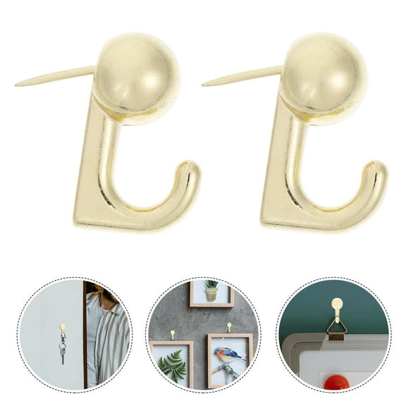 Sparsain 20pcs Alloy Push Pin Hooks Wall Decor