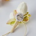 thumbnail image 5 of 2Pack Rose Wrist Flower Corsage Set Bride And Groom Corsage Bracelet Bridesmaid Pearl Leaf Wrist Flower for Wedding Party Prom Homecoming Girl Hand Flower Decoration, 5 of 9