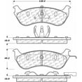 thumbnail image 2 of Centric Parts 105.06740 Posi Quiet Ceramic Disc Brake Pad with Shims and Hardware, 2 of 4